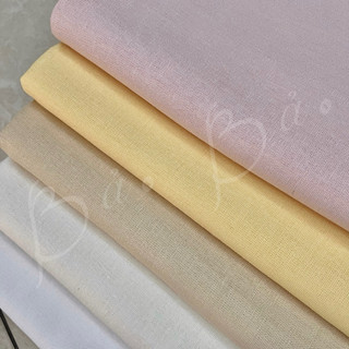 Vải Linen Bột Kiện Stock Mềm Mịn Rũ Khổ Rộng 1m35