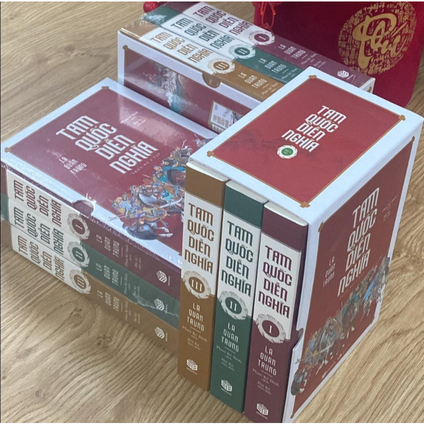 Sách - Combo 3 Cuốn Tam Quốc Diễn Nghĩa - Sách Tiểu Thuyết Văn Học Kinh Điển 2024 - Sbooks Store