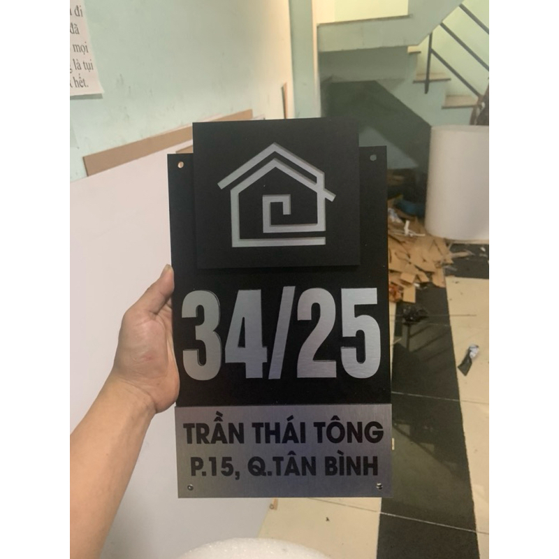 Biển số nhà. Bảng số nhà. mẫu cao cấp sang trọng. thiết kế theo yêu cầu