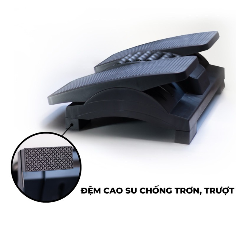 [Giảm 100k]Ghế kê chân văn phòng, kê chân công thái học kèm hạt massage FR-08