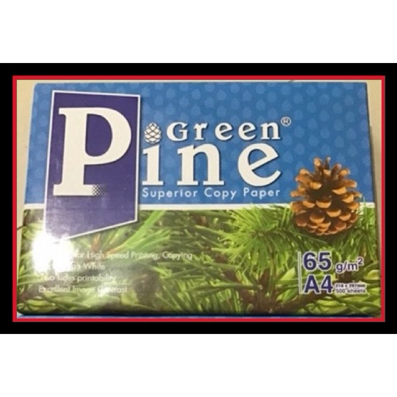 GIẤY A4 PINE ĐL65, 1 GRAM 500 TỜ - VPP QUỐC HUY