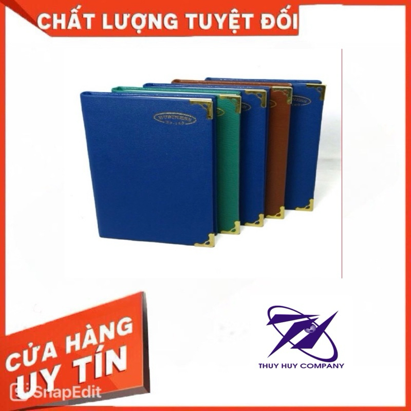 SỔ BÌA DA BUSINES B6/B7/B8/B9/BA4 (160-240 TRANG) SỔ BÌA DA HẢI TIẾN - VPP QUỐC HUY