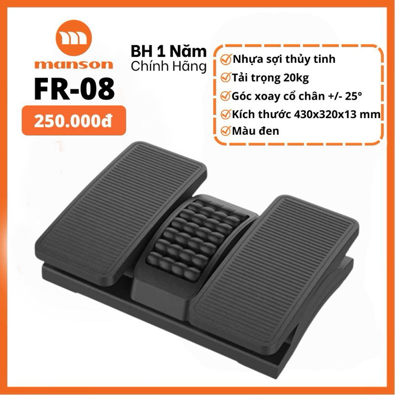 [The Manson] Ghế Kê Chân Công Thái Học Ergonomic Footrest Phiên Bản FR09 Và FR08