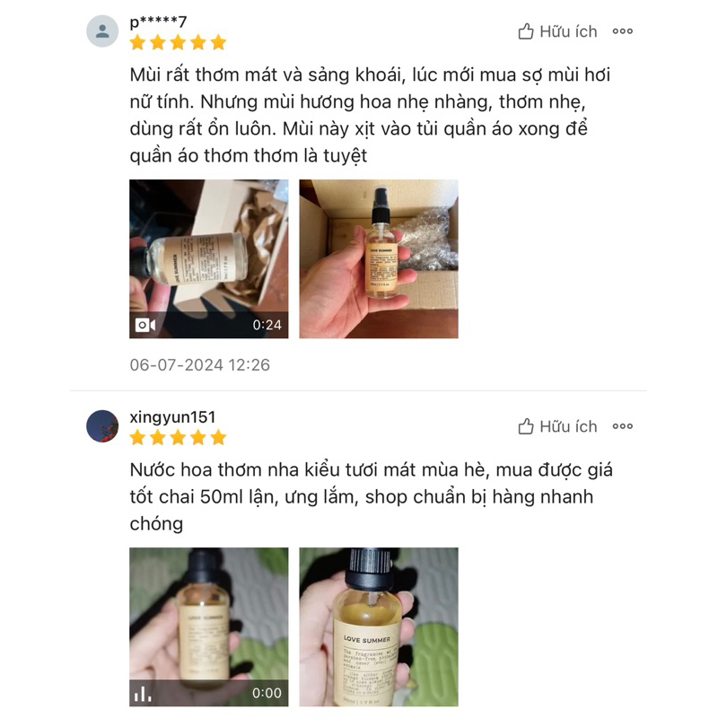NƯỚC HOA LOVE SUMMER - HƯƠNG HOA MÙA HÈ RỰC RỠ | BigBuy360 - bigbuy360.vn