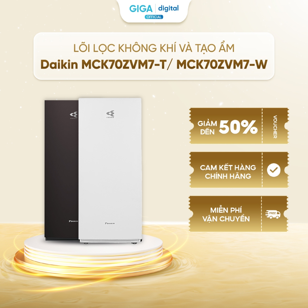 [Voucher giảm 6%] Máy lọc không khí và tạo ẩm Daikin MCK70ZVM7-T/ MCK70ZVM7-W