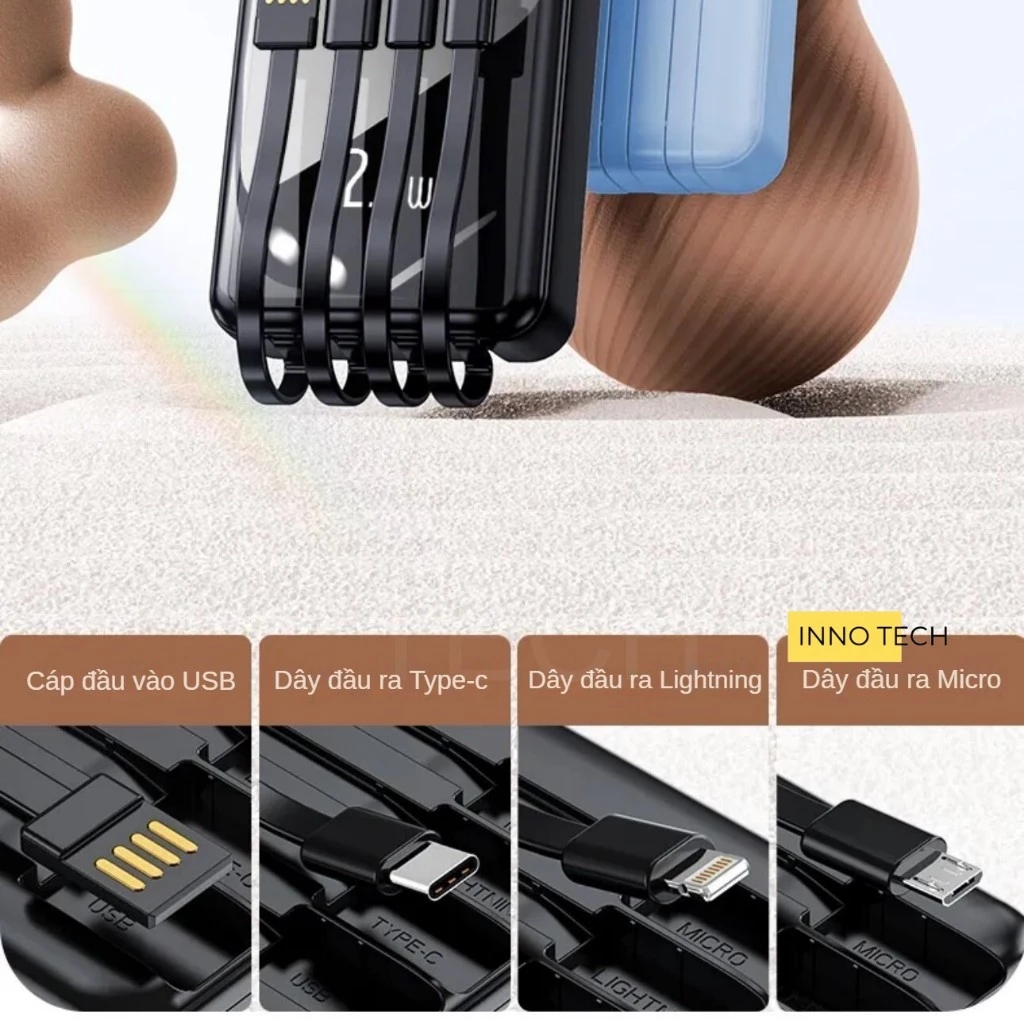4 cổng ra tiện lợi