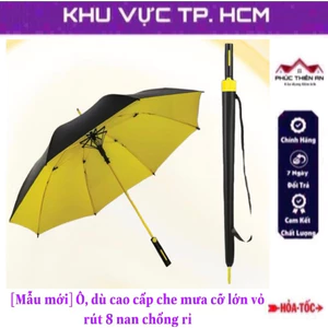 Ô Dù cao cấp che nắng, mưa cỡ lớn 8 nan chống gỉ - tiện dụng, siêu bền