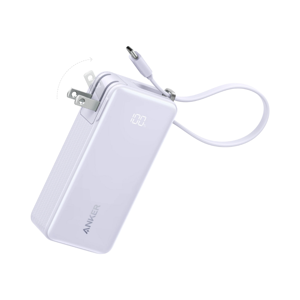 Sạc Dự Phòng Anker Fusion 10.000mAh 30w Tích Hợp Cáp + Sạc Tường - A1637 (Bảo Hành 18 Tháng) | BigBuy360 - bigbuy360.vn