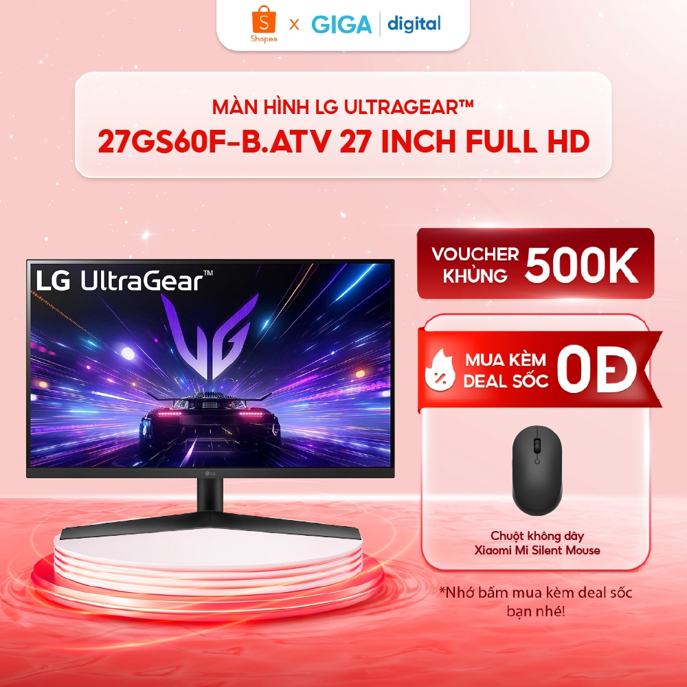 Màn hình máy tính chơi game LG UltraGear 27GS60F B ATV 27 inch Full HD