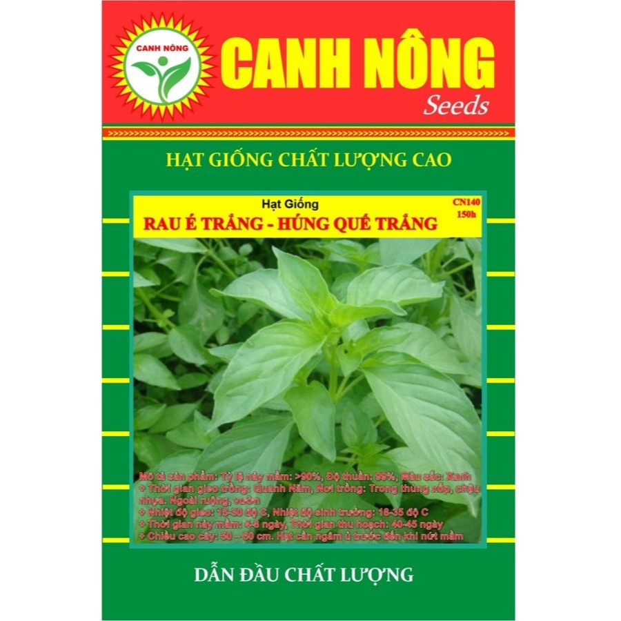 1K Hạt giống Rau Củ Quả trồng quanh năm, nảy mầm tốt, nhanh thu hoạch - Hạt giống CANH NÔNG