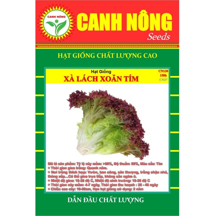1K Hạt giống Rau Củ Quả trồng quanh năm, nảy mầm tốt, nhanh thu hoạch - Hạt giống CANH NÔNG