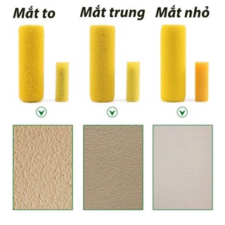 Lu lăn tạo sần, tạo vân gai sơn hiệu ứng, rulo tạo vân thi công sơn hiệu ứng bê tông bản rộng