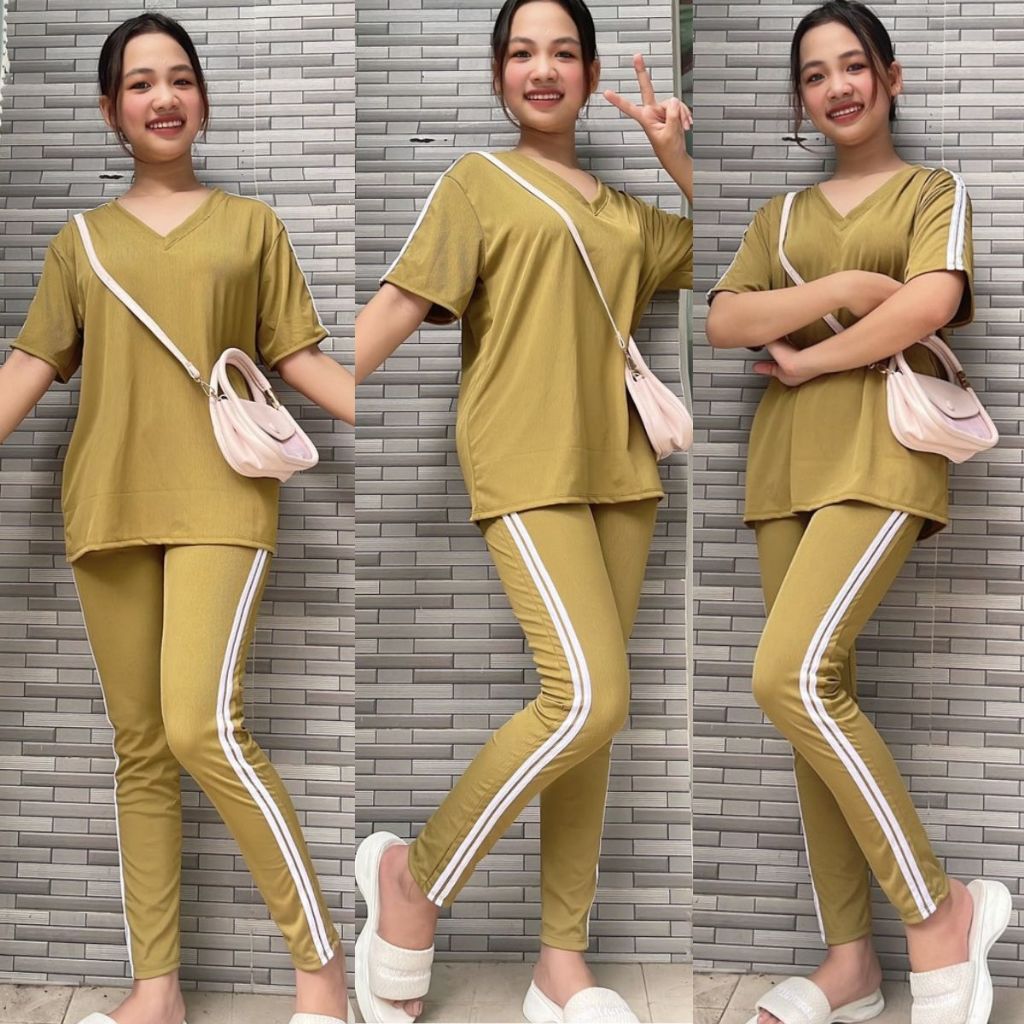 Đồ Bộ Nữ Quần Dài Áo Tay Ngắn Bigsize ESHOP Đồ Mặc Nhà Sang Chảnh - Set Bộ Dài Đẹp Dễ Thương GM68