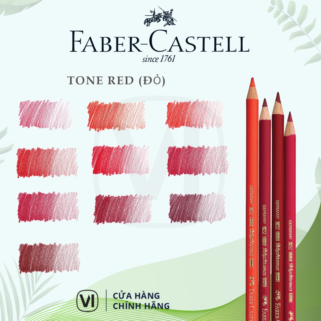 [ FABER-CASTELL TONE RED ] - Cây lẻ bút chì màu Faber Castell ...