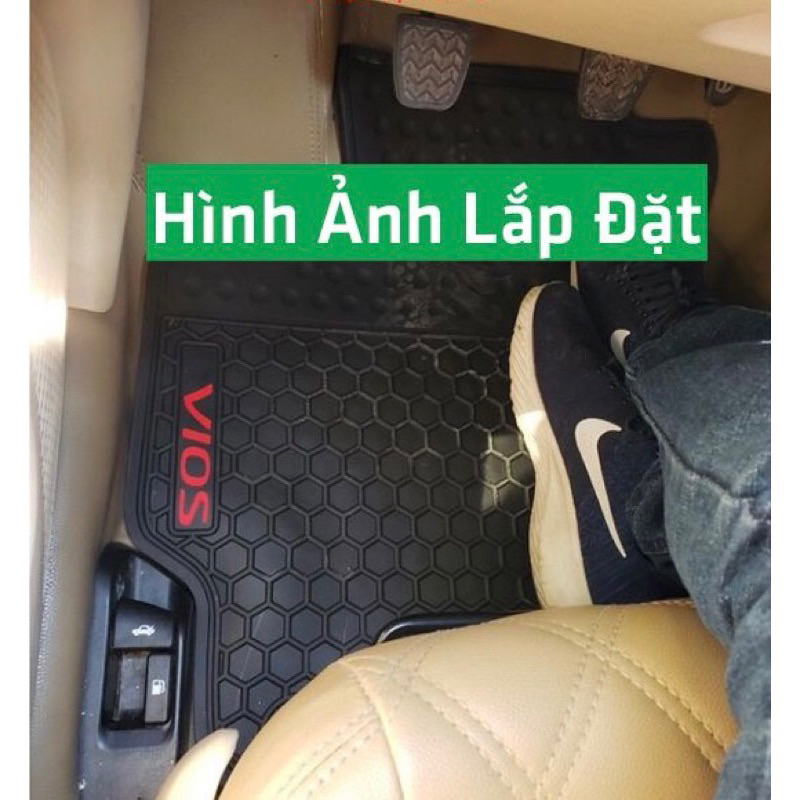 [Mã LIFEAU giảm 10% đơn 200k] Thảm lót sàn Toyota Vios 2014-2026 Cao su đúc nguyên khối
