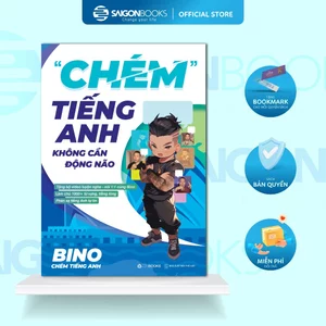 Sách - Chém Tiếng Anh Không Cần Động Não - Vũ Vi Bình (Bino chém tiếng Anh)