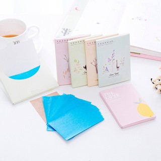 COMBO 500 Giấy Thấm Dầu Cho Da Mặt Gói 50 Tờ Siêu Dai Hương Thơm Tự Nhiên Nhẹ Nhàng Hút Sạch Dầu Thừa Trên Da 88835