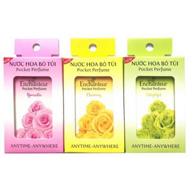 Nước hoa bỏ túi Enchanteur Charming & Delightful & Romantic 18ml/hộp