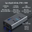 Bộ đổi nguồn 12V/24V sang 220V - Bộ Biến Tần Cho Ô Tô, Công Suất 200W Hỗ Trợ Sạc Nhanh PD27W