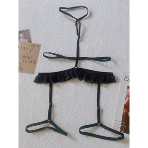 "Ảnh thật " BK139 -Bộ dây harness sexy phối bèo dễ thương - KELLYWANG
