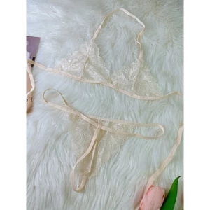 HỎA TỐC 1H - CHE TÊN SẢN PHẨM [KELLYWANG] BK072 - Set bộ bikini ren 2 mảnh lọt khe sexy, quyến rũ