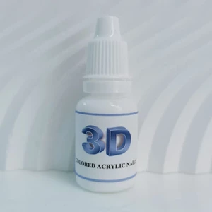 Màu trắng vẽ 3D vẽ nail cọ bản/màu nước/hoạt hình