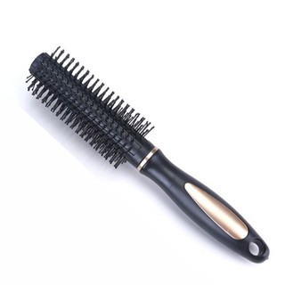 Lược tròn tạo phồng tóc chuôi vàng - Lược sấy uốn tóc