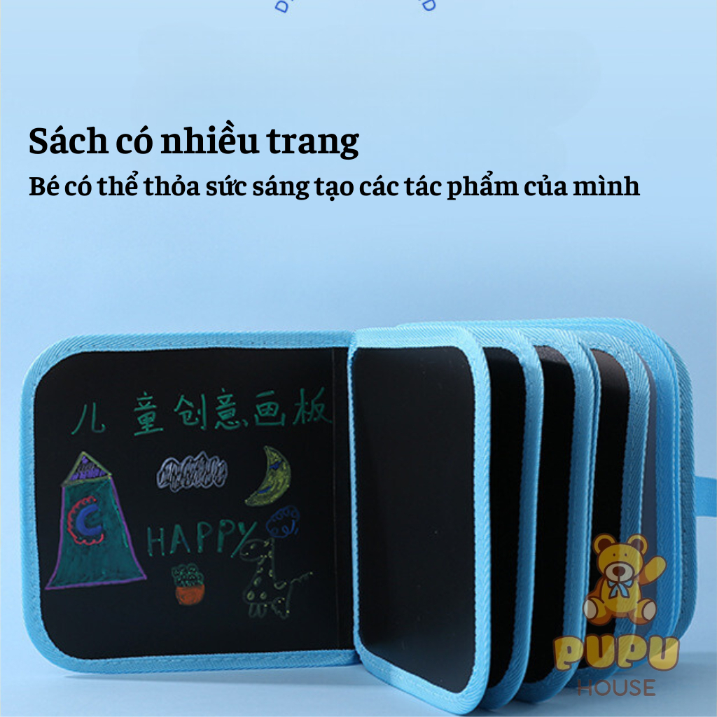 Sách Vẽ Tô Màu Xóa Được Sách Vẽ Tự Xóa Kèm Bút Màu Cho Bé Đồ Chơi Montessori Tranh Vẽ Tô Màu Cho Bé - PUPU HOUSE