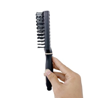 Lược bán nguyệt tạo phồng tóc chuôi vàng - Lược sấy uốn tóc