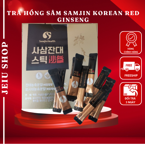Trà Hồng Sâm SamJin Korean Red Ginseng - Hàng Hàn Quốc Chính Hãng - Hộp ...
