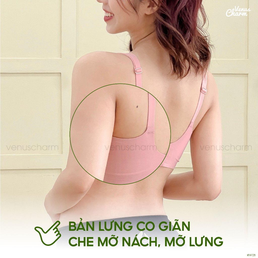 Ảnh Áo lót bầu, áo ngực bầu không gọng Venus Charm cho bà bầu sau sinh và cho con bú chống chảy xệ W116 3