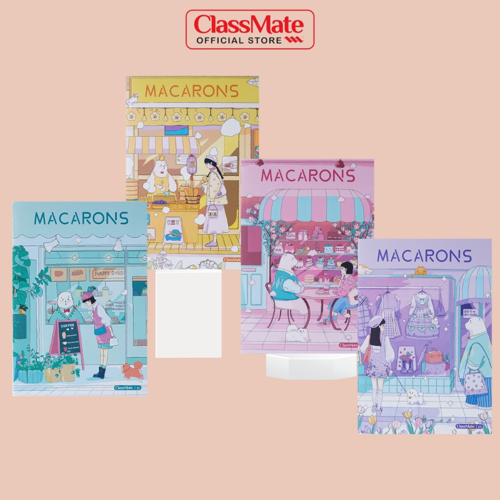 Vở Kẻ Ngang 120 Trang Classmate Vở Viết 70gsm B5 Bìa Macarons Chống Nước Tập Sinh Viên Viết Bài NB5-12-0402