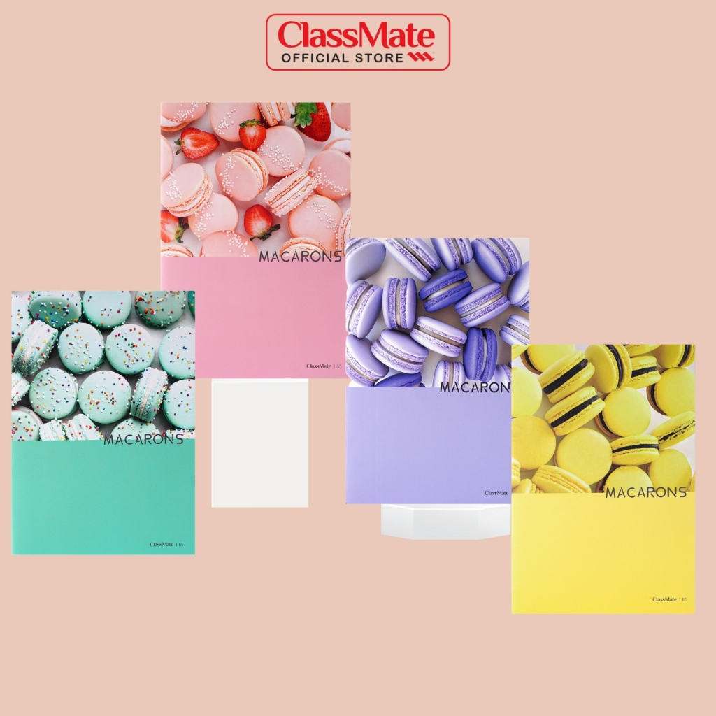 Vở Kẻ Ngang B5 Classmate Vở 200 Trang 70gsm Tập Vở Bìa Macarons Chống Nước Tập Viết Bài Cho Học Sinh NB5-20-0403