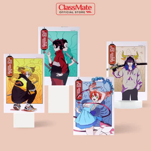 Vở Kẻ Ngang B5 Classmate Vở 80 Trang Bìa Cung Hoàng Đạo Chống Nước Tập Sinh Viên 60gsm Vở Cấp 2 Cấp 3 NB5-08-0501