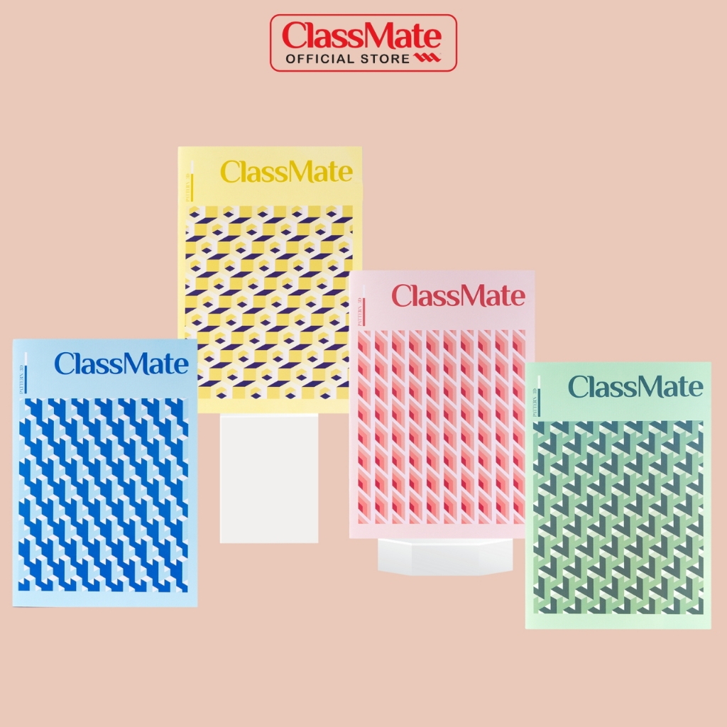 Vở Kẻ Ngang Có Chấm B5 Classmate Tập Sinh Viên 80 Trang, 70gsm Vở Viết, Ghi Chép Pattern Bìa Chống Nước NB5-08-0601