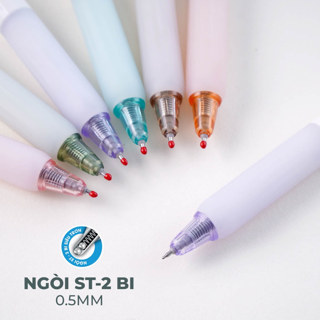 Bút Gel Hương Hoa Quả CLASSMATE - 1 Chiếc, Bút Ngòi ST 2 Bi Siêu Trơn, 0.5mm Mực Chống Nước Nhiều Màu, Nhiều Mùi Độc Đáo