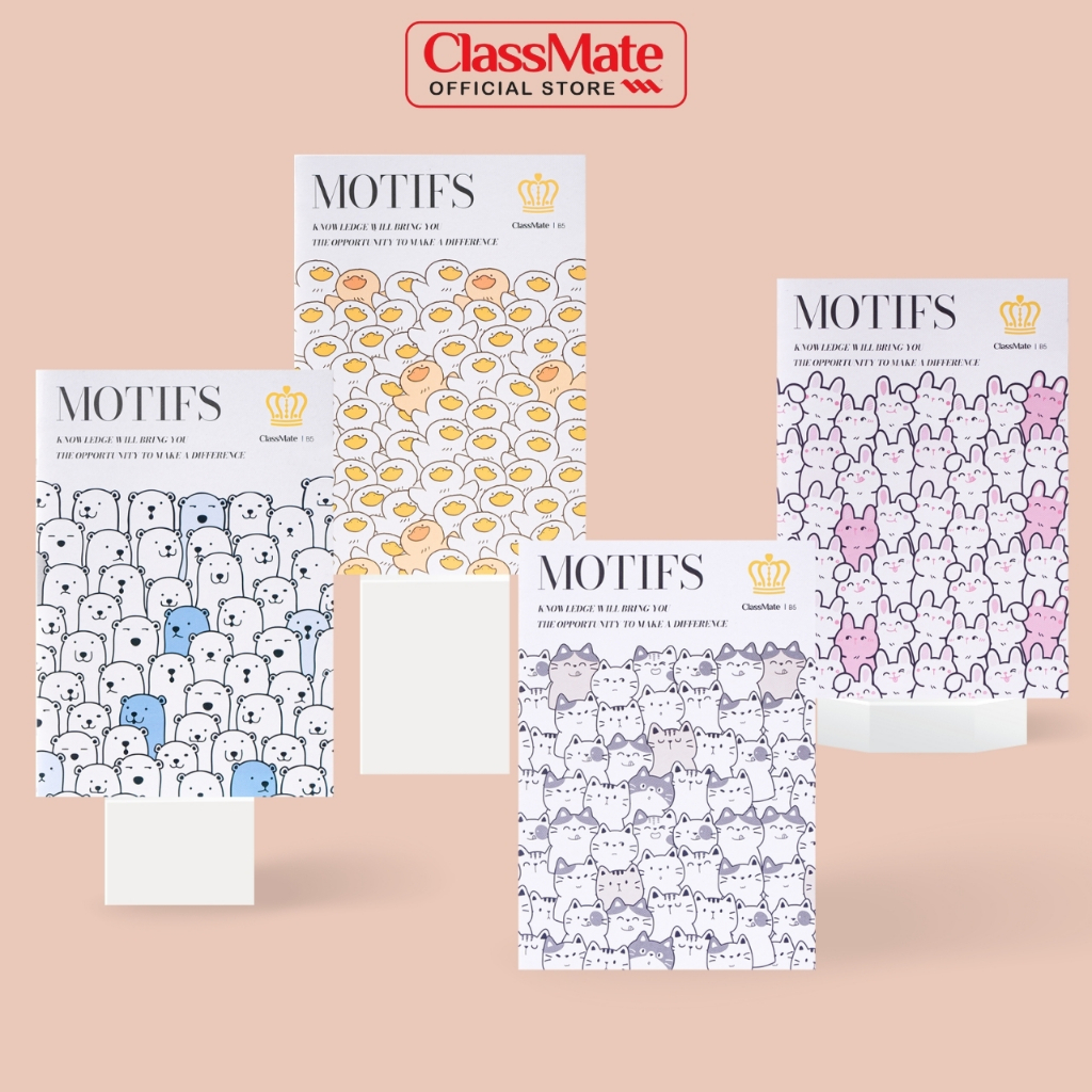 Vở Kẻ Ngang B5 Classmate Tập Sinh Viên 72 Trang Bìa Pattern Dễ Thương Chống Nước Vở Ghi Chép, Viết Bài NB5-07-0604