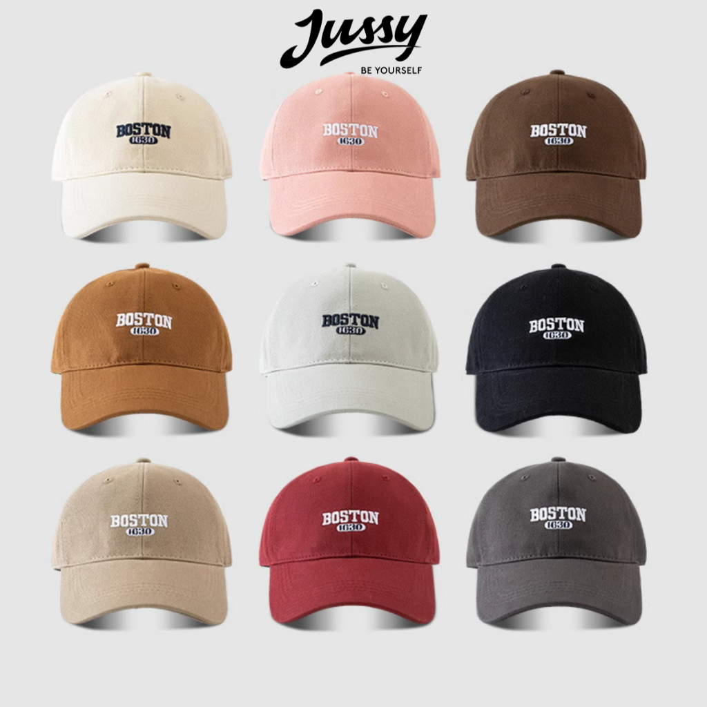 [Choice] Mũ lưỡi trai bóng chày 1630 Boston jussy Official Mũ Nón kiểu dáng thông thường dành cho nữ LFA09617