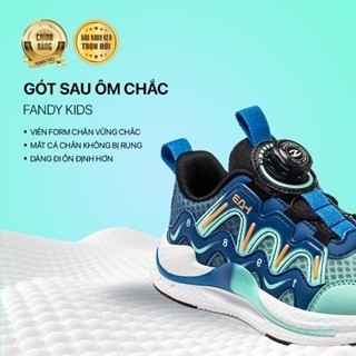 Giày bóng rổ HOBIBEAR GU8219 đế EVA chống trượt, giày trẻ em thể thao có khóa xoay tiện lợi