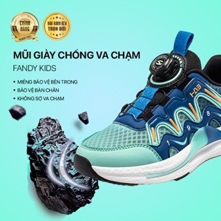 Giày bóng rổ HOBIBEAR GU8219 đế EVA chống trượt, giày trẻ em thể thao có khóa xoay tiện lợi