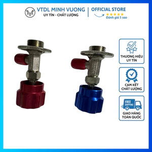 Van Mở Gas HS Loại Tốt Xanh Dùng Cho Gas R600, Đỏ Dùng Cho Gas R134