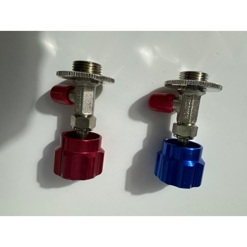 Van Mở Gas HS Loại Tốt Xanh Dùng Cho Gas R600, Đỏ Dùng Cho Gas R134