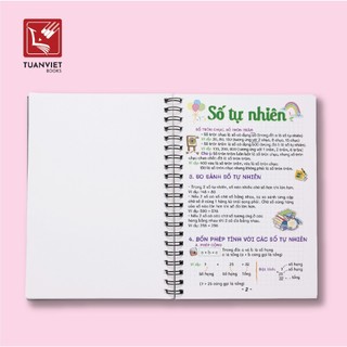 Sổ Giấy Lò Xo Take Note Toán 2-3 TUANVIET BOOKS cỡ A5 (Phiên Bản Mới Nhất)