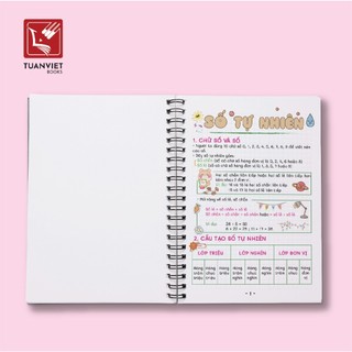 Sổ Giấy Lò Xo Take Note Toán 2-3 TUANVIET BOOKS cỡ A5 (Phiên Bản Mới Nhất)