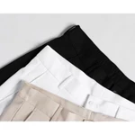 Quần short tây nam Ben & Tod RE2220 BD487 form suông dày dặn đứng form nam tính cao cấp trên gối — ảnh 7