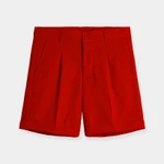 Quần short tây nam Ben & Tod RE2220 BD487 form suông dày dặn đứng form nam tính cao cấp trên gối — ảnh 4