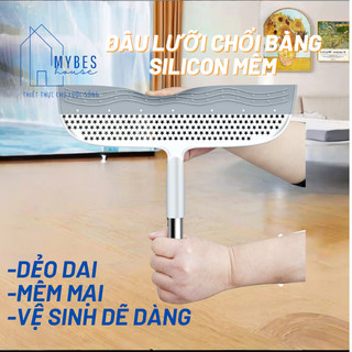 Chổi quét, gạt nước sàn nhà đa năng, bàn gạt vệ sinh kính dài từ 1m đến 1m35 cán thép inox chống gỉ, lưỡi chổi silicon