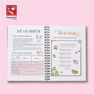 Sổ Giấy Lò Xo Take Note Toán 4 TUANVIET BOOKS cỡ A5 (Phiên Bản Mới Nhất) - Nhà Xuất bản Hà Nội