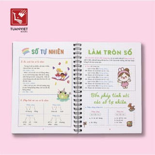 Sổ Giấy Lò Xo Take Note Toán 4 TUANVIET BOOKS cỡ A5 (Phiên Bản Mới Nhất) - Nhà Xuất bản Hà Nội