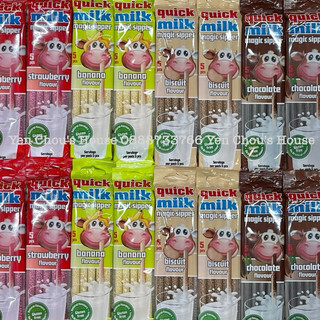 Ống hút đổi vị Quick Milk Magic Nhật Bản 5 ống